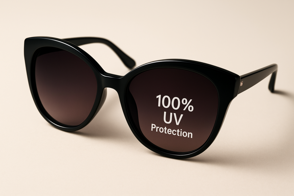 UV protection for eyes with 100% UV blocking sunglasses